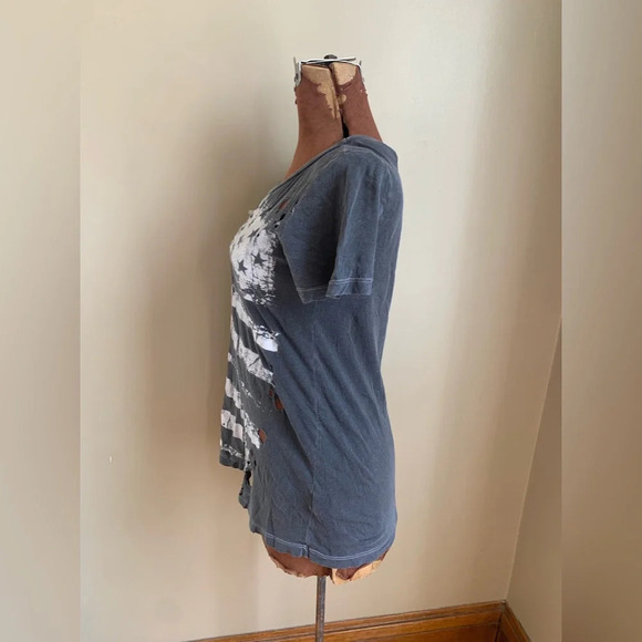 Chaser distressed flag t shirt - Picture 5 of 8